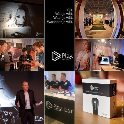Dit is een collectie van beelden van de kickoff van KPN Play. we zien tv beelden van series en films zoals Game of Thrones. Op een zwart vlak lezen we in witte letters Kijk. Wat je wilt. Waar je wilt. Wanneer je wilt. en zien we een wit logo van KPN Play. Verder zien we een beeld van de Play.Bar en een give away om direct toegang te krijgen voor KPN Play. De lancering van dit persevent is medebedacht, gemaakt en ontworpen door Activates merkversterkend reclamebureau uit Sassenheim in vast dienstverband van Onze Kapel uit Haarlem.