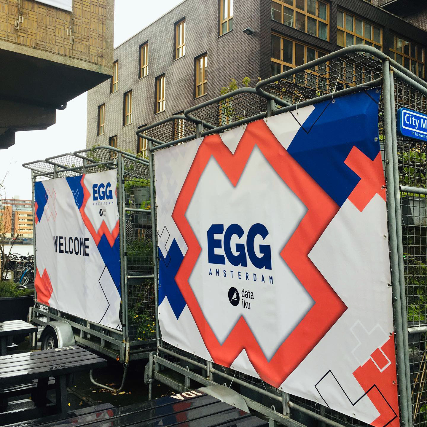 Branding event beursstand beurzen huisstijl creatieve campagne grafisch design website social - Dataiku EGG Amsterdam 2019 door merkversterkend reclamebureau Activates uit Sassenheim Teylingen Bollenstreek