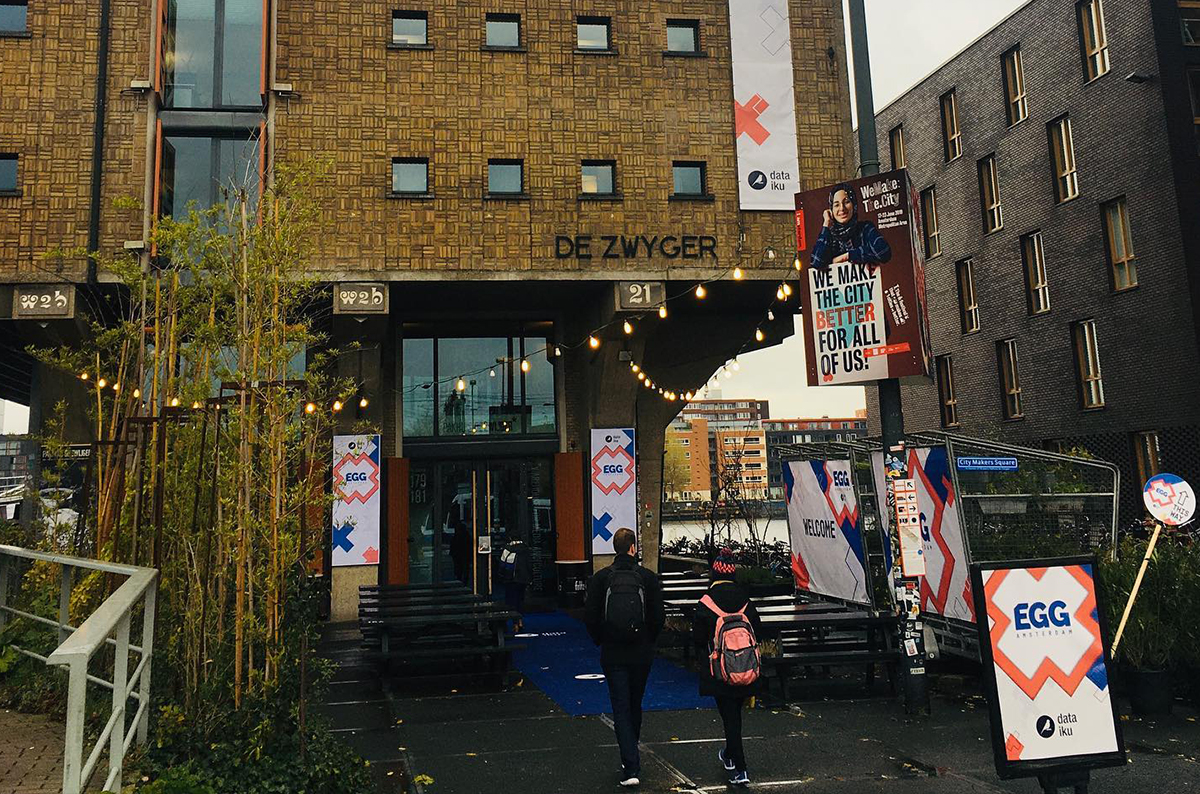 Branding event beursstand beurzen huisstijl creatieve campagne grafisch design website social - Dataiku EGG Amsterdam 2019 door merkversterkend reclamebureau Activates uit Sassenheim Teylingen Bollenstreek