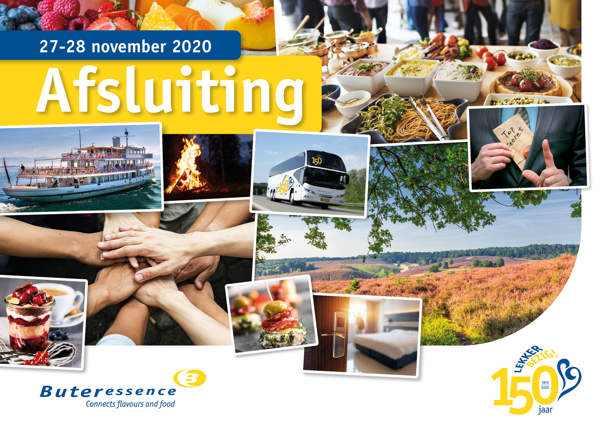 jubileumcampagne event branding beursstand beurzen huisstijl creatieve campagne grafisch design website social - Buteressence uit Zaandam door merkversterkend reclamebureau Activates uit Sassenheim Teylingen Bollenstreek