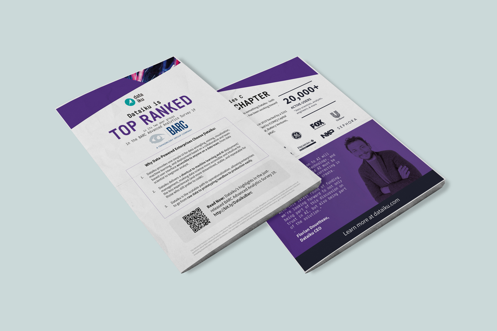 Branding event beursstand beurzen huisstijl creatieve campagne grafisch design website social - Dataiku door merkversterkend reclamebureau Activates uit Sassenheim Teylingen Bollenstreek