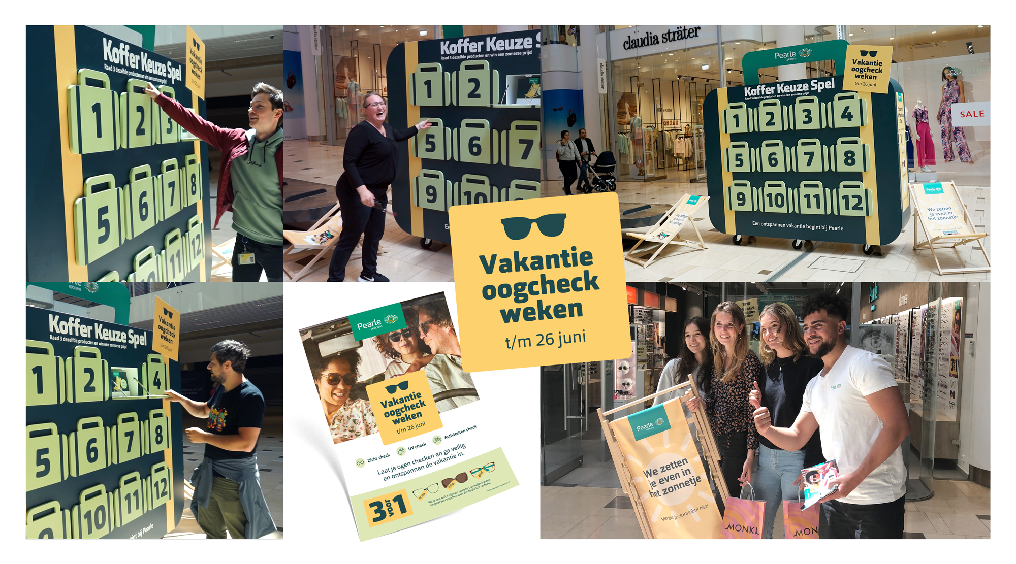 Branding event merkactivatie social design voor Pearle Opticiens door merkversterkend reclamebureau Activates uit Sassenheim Teylingen Bollenstreek