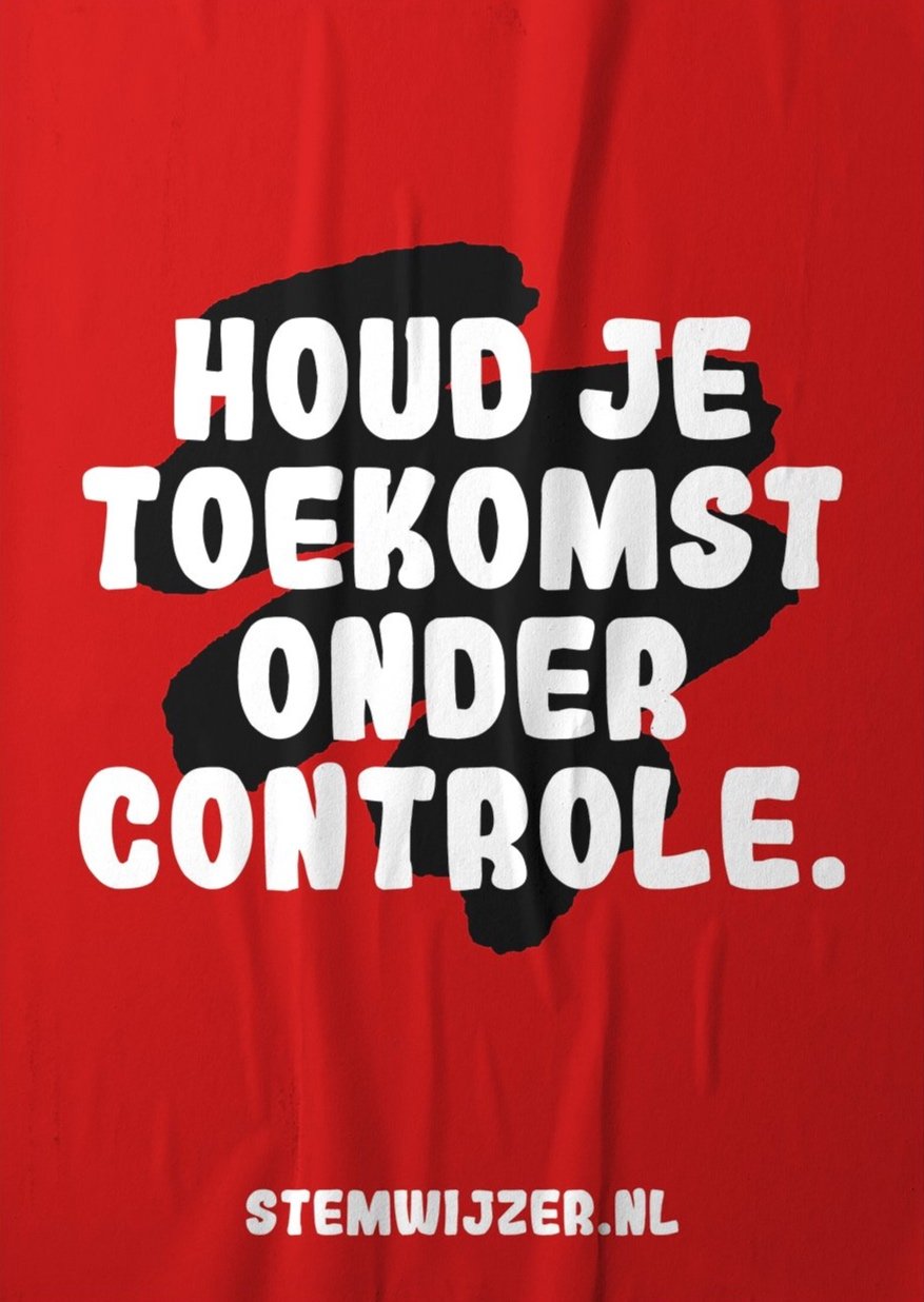 Concept branding logo huisstijl creatieve campagne grafisch design website - Stemmetjebolletje Stemwijzer door merkversterkend reclamebureau Activates uit Sassenheim Teylingen Bollenstreek
