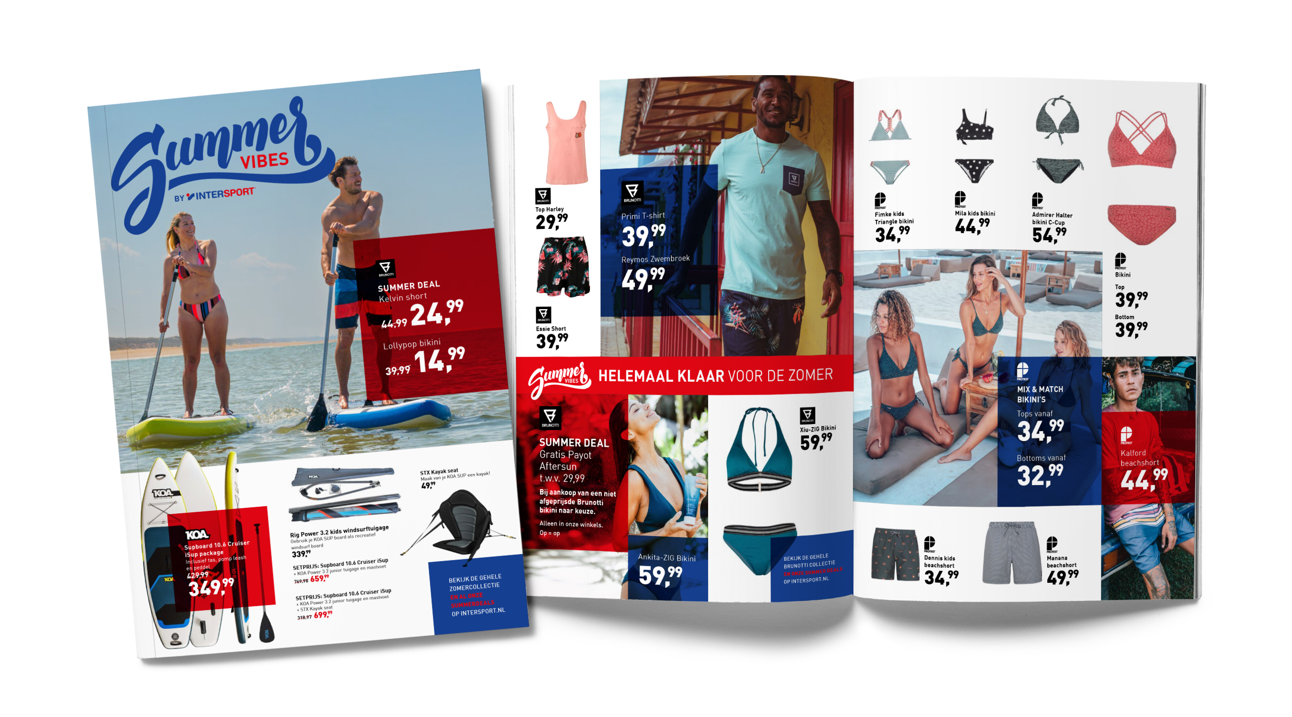 Branding event beursstand beurzen huisstijl creatieve campagne grafisch design website social -Summer Vibes Intersport door merkversterkend reclamebureau Activates uit Sassenheim Teylingen Bollenstreek