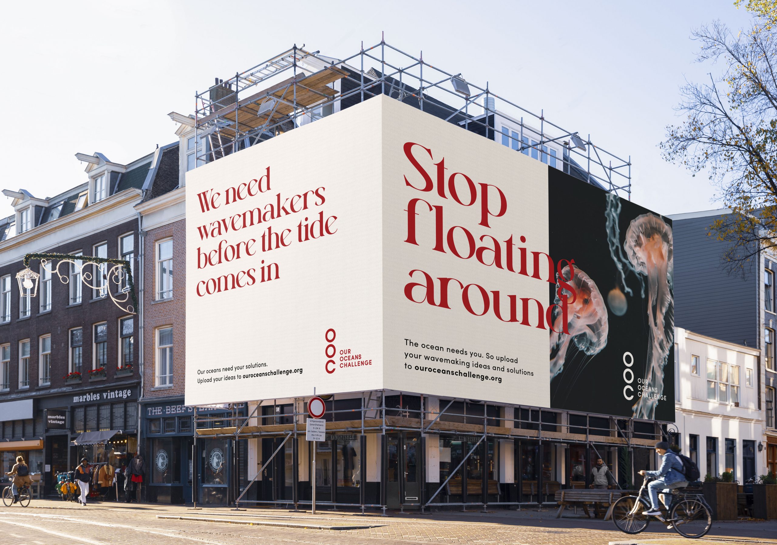 Branding logo huisstijl creatieve campagne grafisch design website social - Our Oceans Challenge door merkversterkend reclamebureau Activates uit Sassenheim Teylingen Bollenstreek