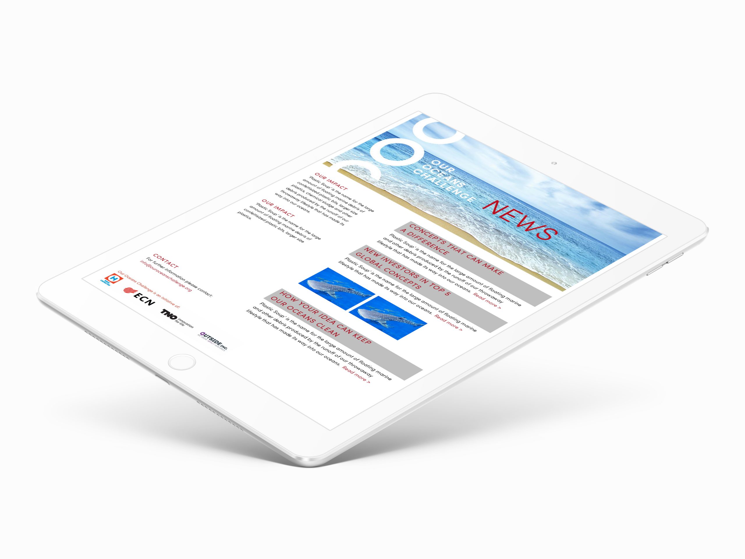 Branding logo huisstijl creatieve campagne grafisch design website social - Our Oceans Challenge door merkversterkend reclamebureau Activates uit Sassenheim Teylingen Bollenstreek