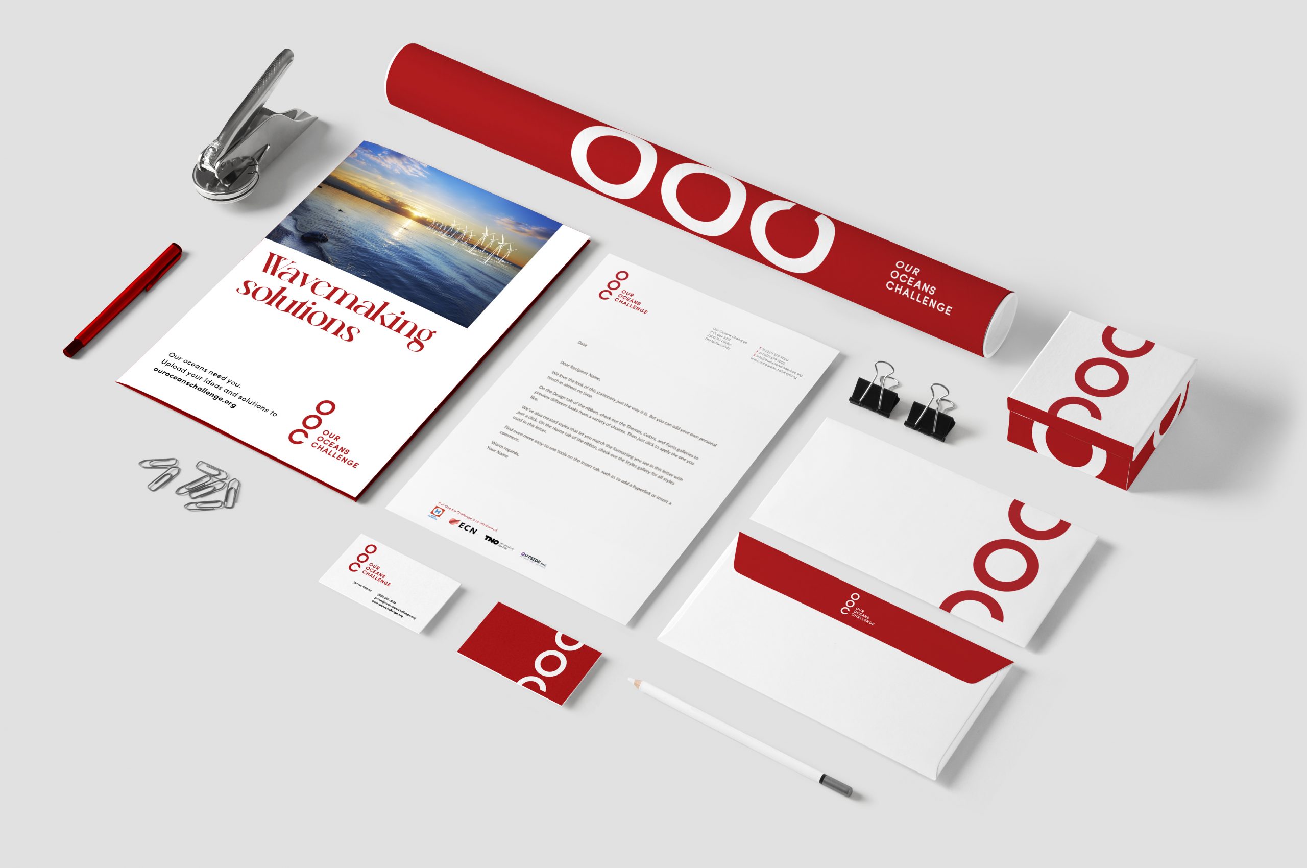 Branding logo huisstijl creatieve campagne grafisch design website social - Our Oceans Challenge door merkversterkend reclamebureau Activates uit Sassenheim Teylingen Bollenstreek