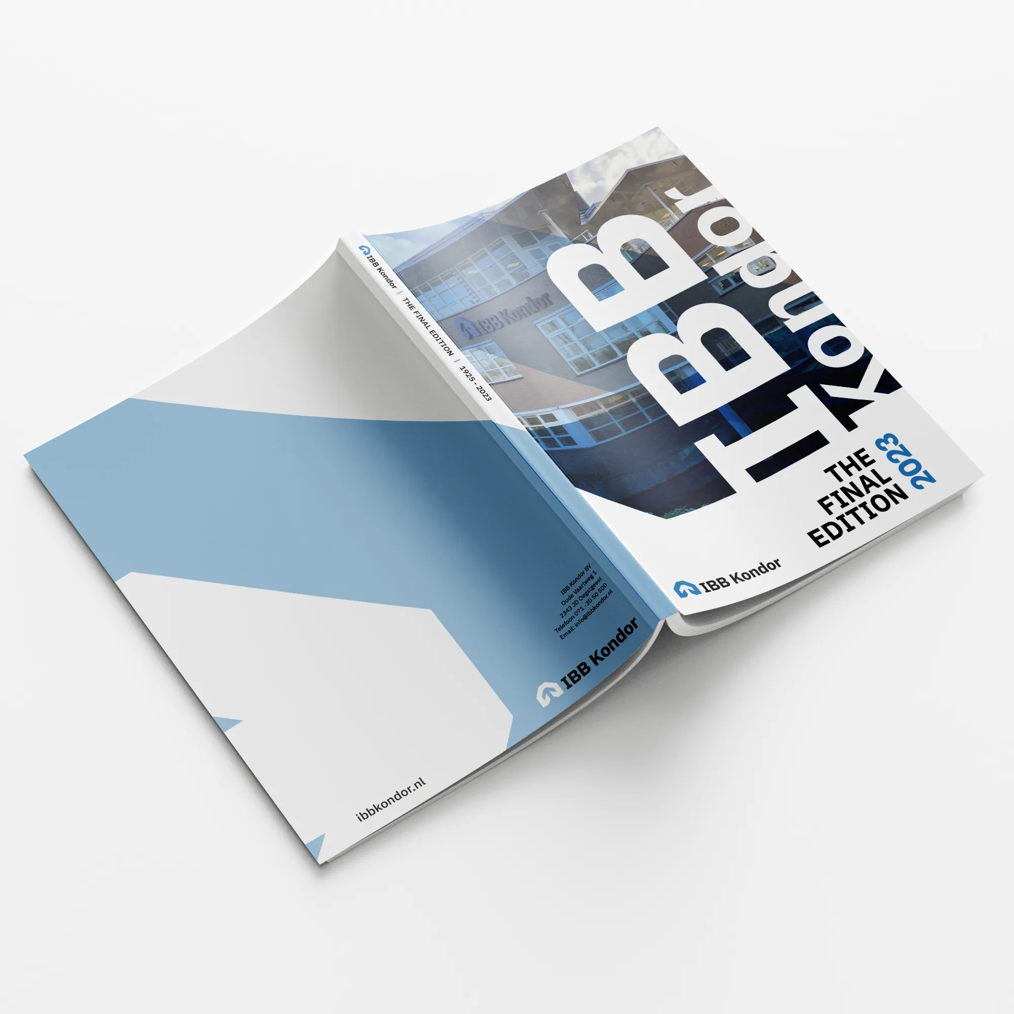 Branding logo huisstijl boekontwerp grafisch design website - IBB Kondor uit Oegstgeest door merkversterkend reclamebureau Activates uit Sassenheim Teylingen Bollenstreek