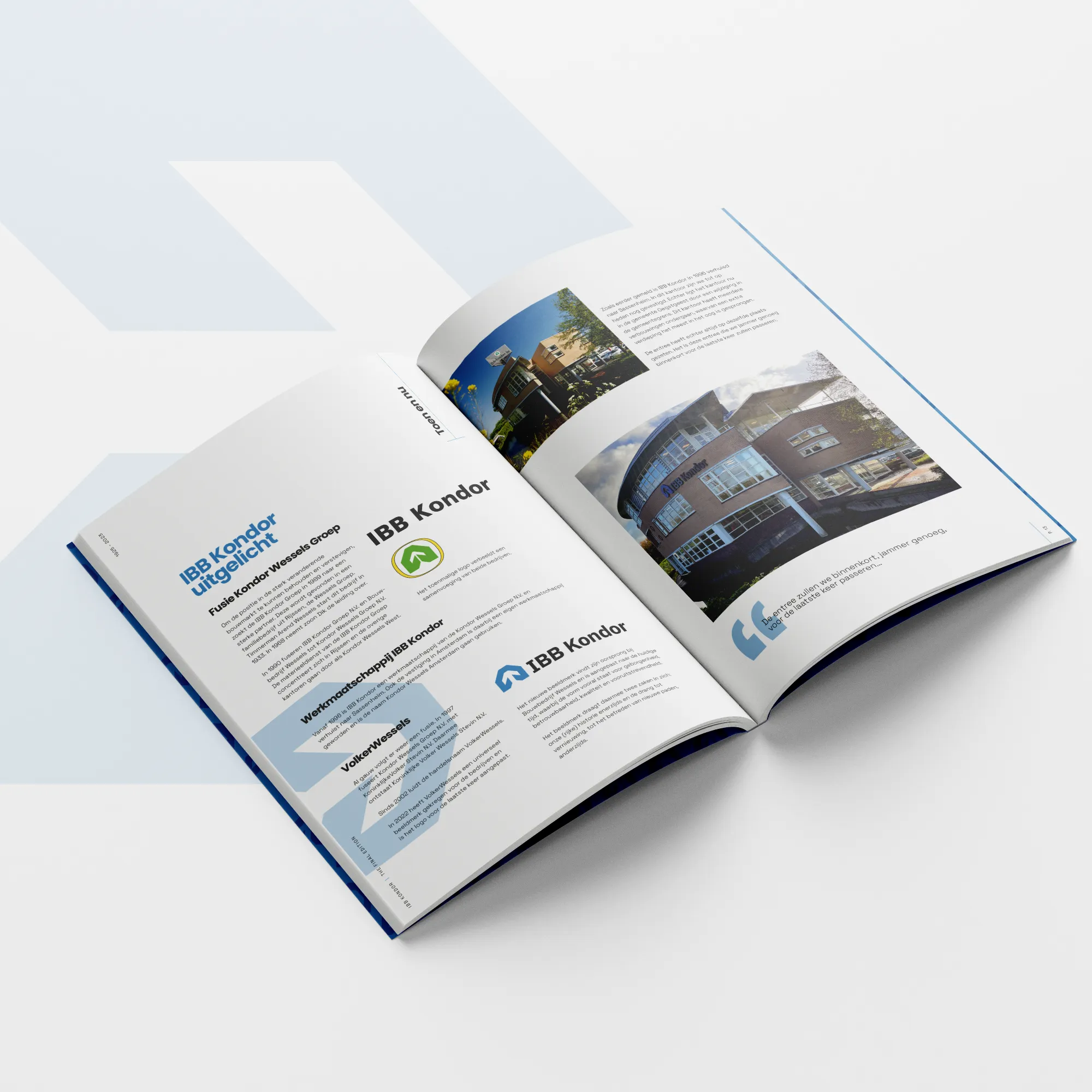 Branding logo huisstijl boekontwerp grafisch design website - IBB Kondor uit Oegstgeest door merkversterkend reclamebureau Activates uit Sassenheim Teylingen Bollenstreek