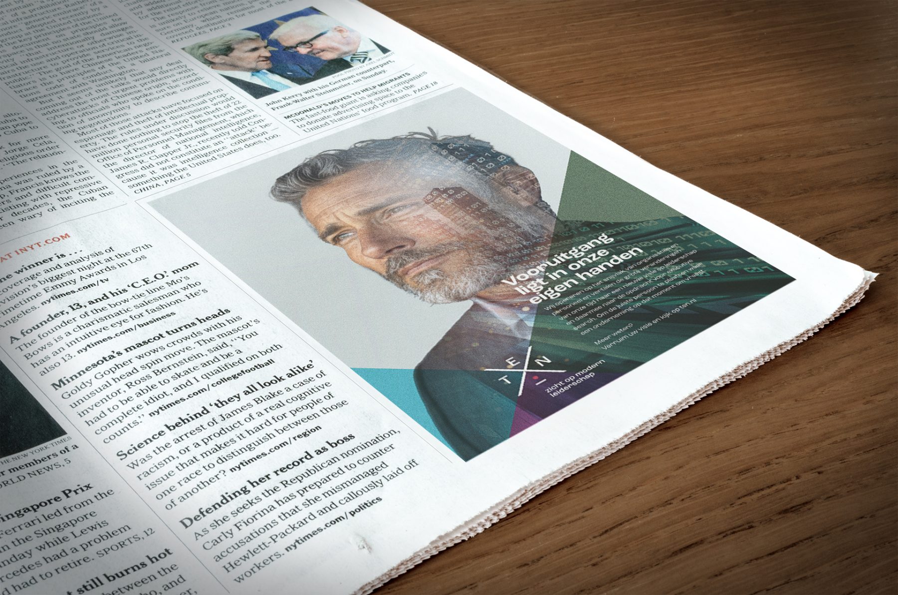 Branding logo huisstijl event beursstand website - design TEN The Executive Network door merkversterkend reclamebureau Activates uit Sassenheim Teylingen Bollenstreek