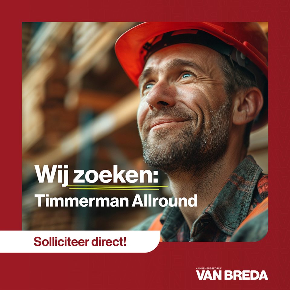 Branding logo huisstijl creatieve campagne beurs website social - design Van Breda aannemersbedrijf door merkversterkend reclamebureau Activates uit Sassenheim Teylingen Bollenstreek