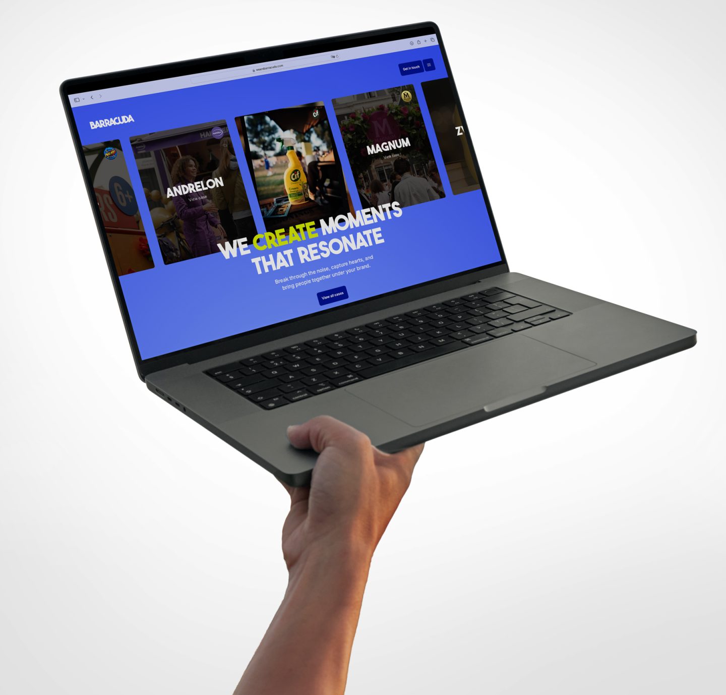 Propositie en campagne voor activatiebureau Barracuda uit Hoofddorp, Amsterdam. We Catch Your Crowd. Strategie, propositie, branding, grafisch ontwerp, vormgeving, website en logo-ontwikkeling door reclamebureau Activates uit Sassenheim Teylingen Bollenstreek