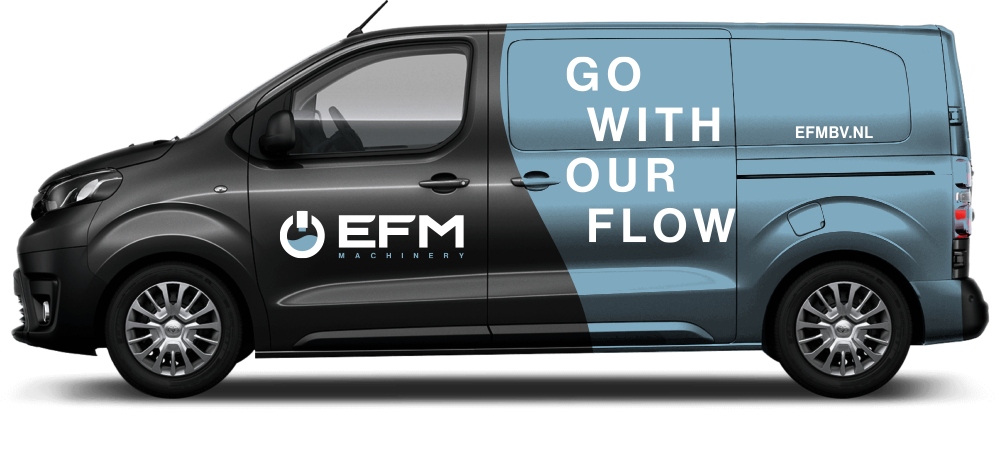 Branding logo huisstijl event beursstand website - design EFM machinery machines door merkversterkend reclamebureau Activates uit Sassenheim Teylingen Bollenstreek
