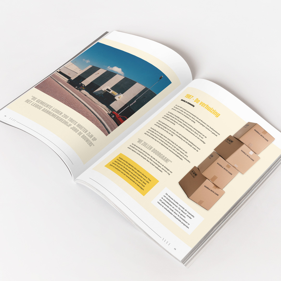 Jubileum 50 jaar Magazine Jobo de Bouwers uit Leiden door merkversterkend reclamebureau Activates uit Sassenheim Teylingen Bollenstreek