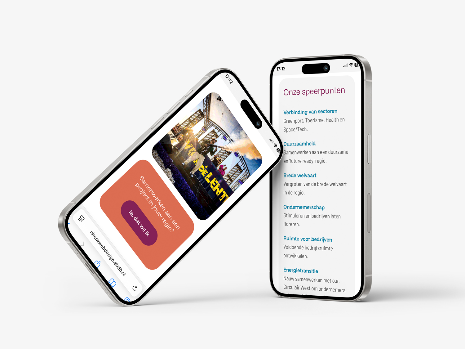 Online website EBDB concept - online rebranding en website design - door merkversterkend reclamebureau Activates uit Sassenheim Teylingen Bollenstreek samen met Mikka websites uit Heemstede